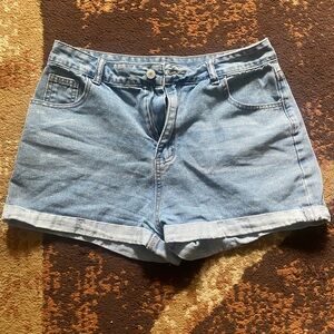 High waisted shorts